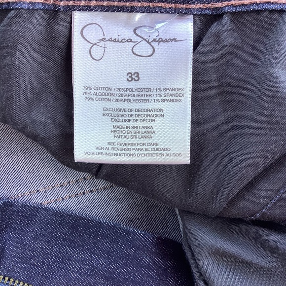 NWT Jessica Simpson Forever Skinny Low Rise Crop Jeans Sz 33 - Picture 5 of 6